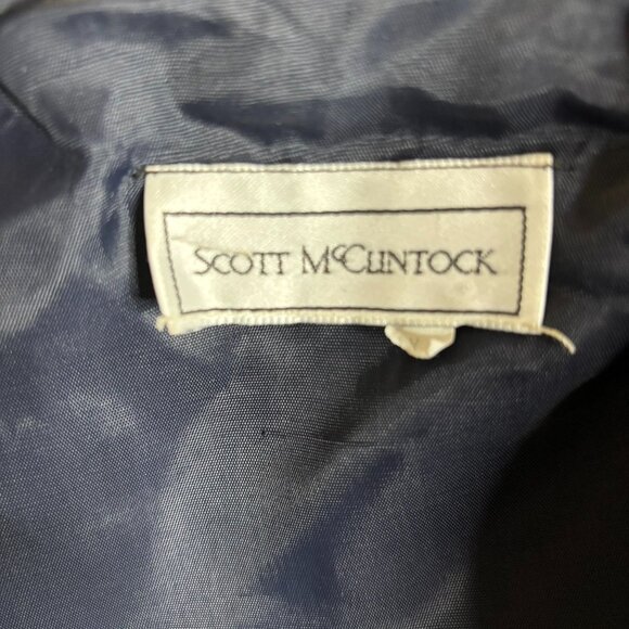 Vintage Scott McClintock Velvet Puff Sleeve Jacket Small Button Up Goth Formal - Picture 7 of 7